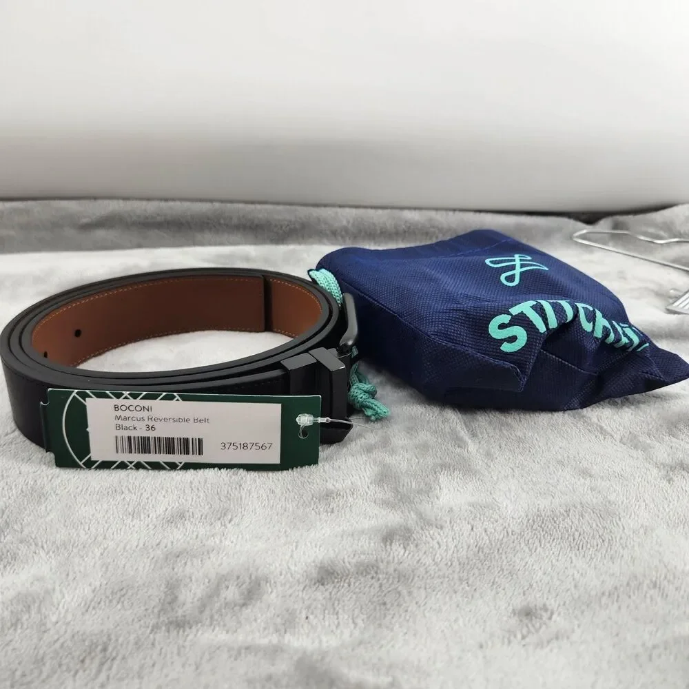 Boconi Men's‎ Size 36 Men's Marcus Reversible Belt NWOT